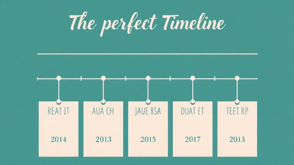 Der perfekte Zeitplan für die Hochzeitsvorbereitung